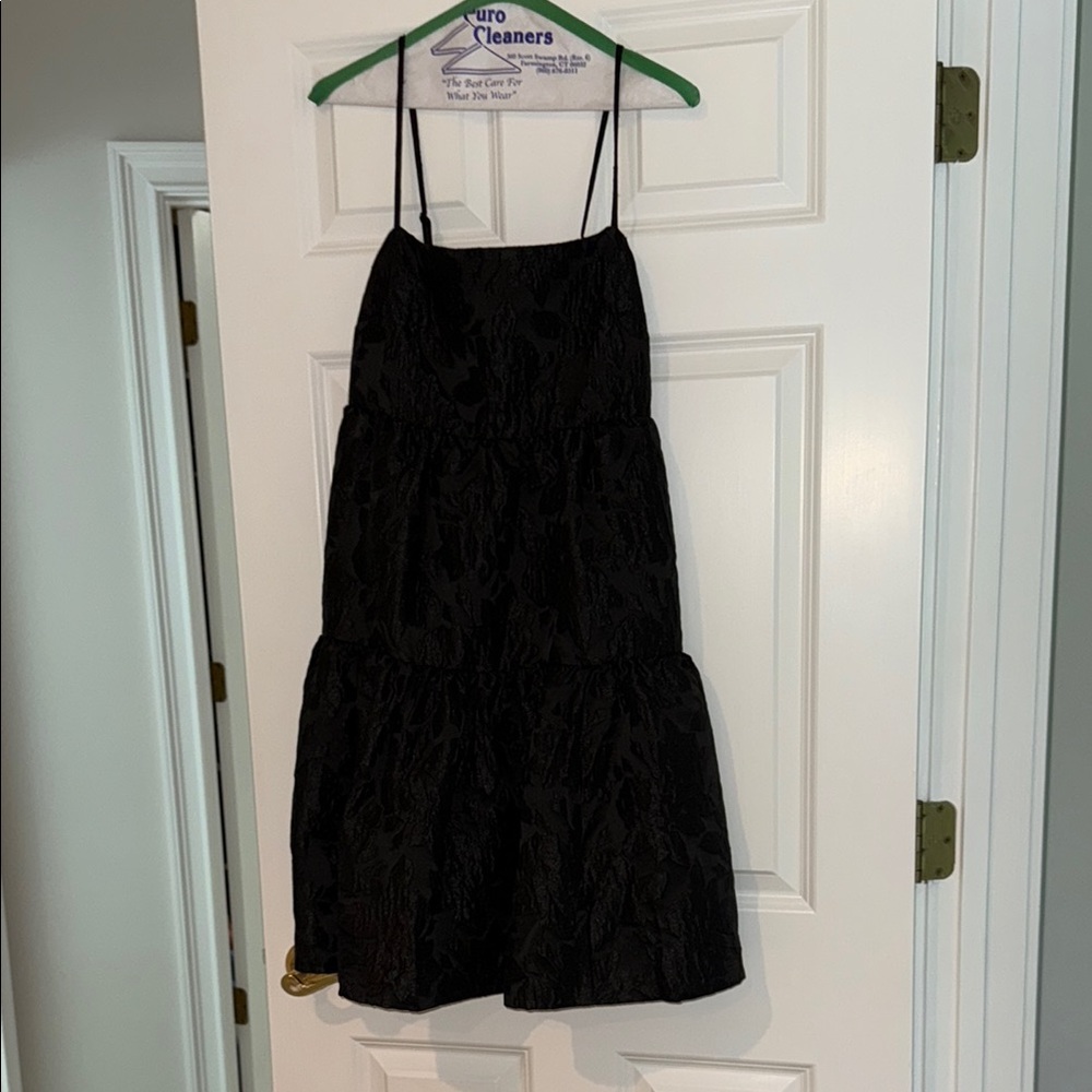 J Crew black mini dress